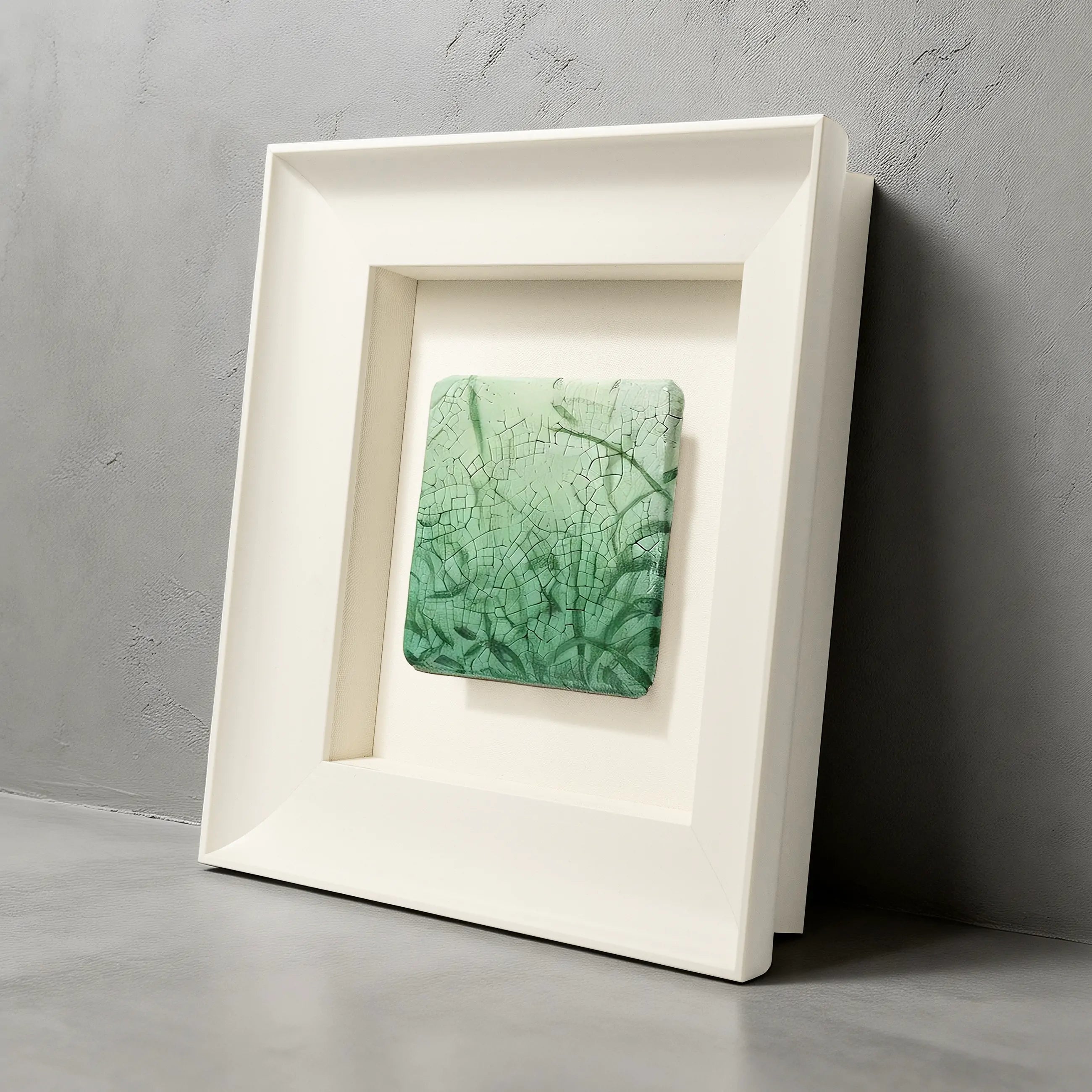 Jade Meridian — Mineral Texture · Aura Frame