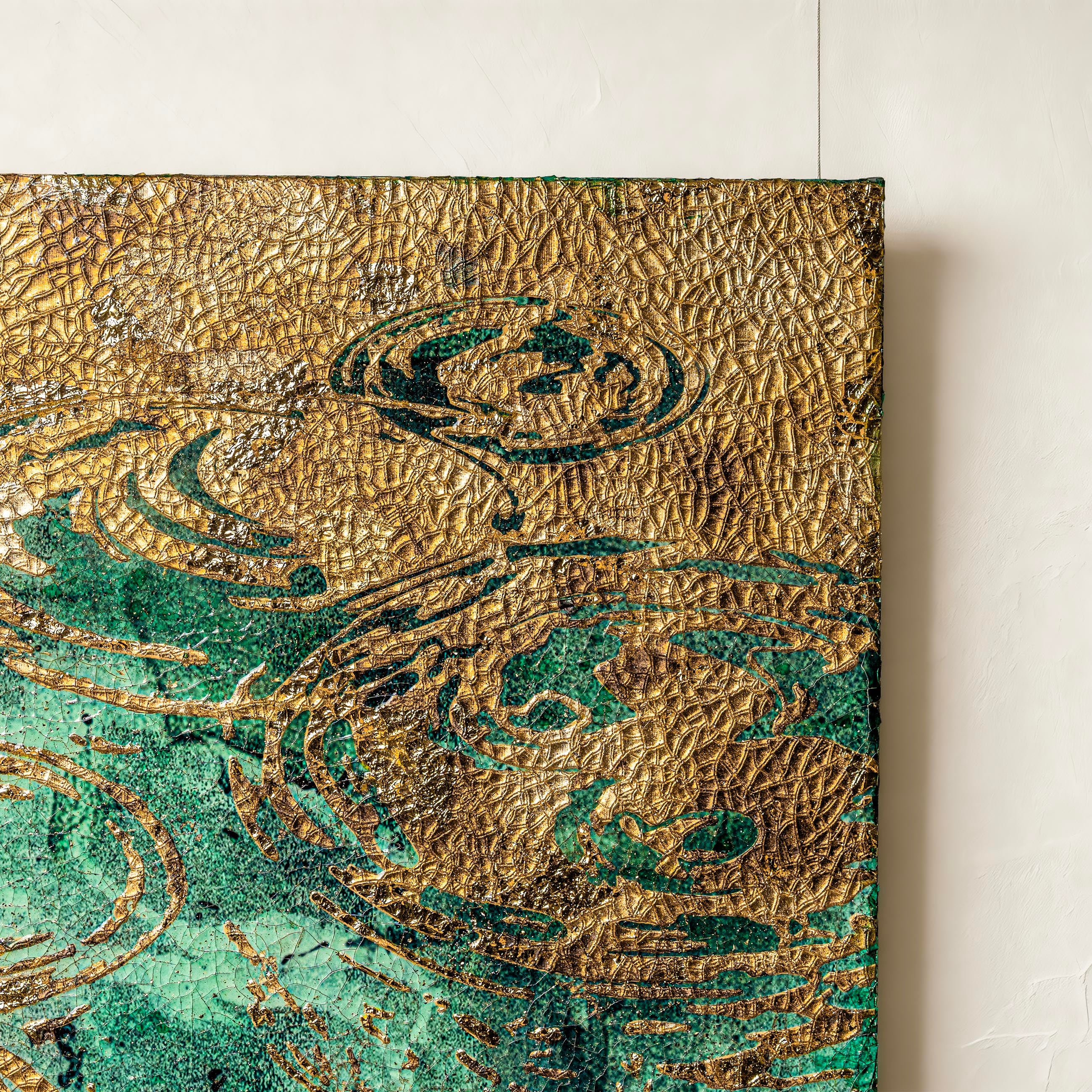 Still Water, Deep Current — Patinated Foil Grand