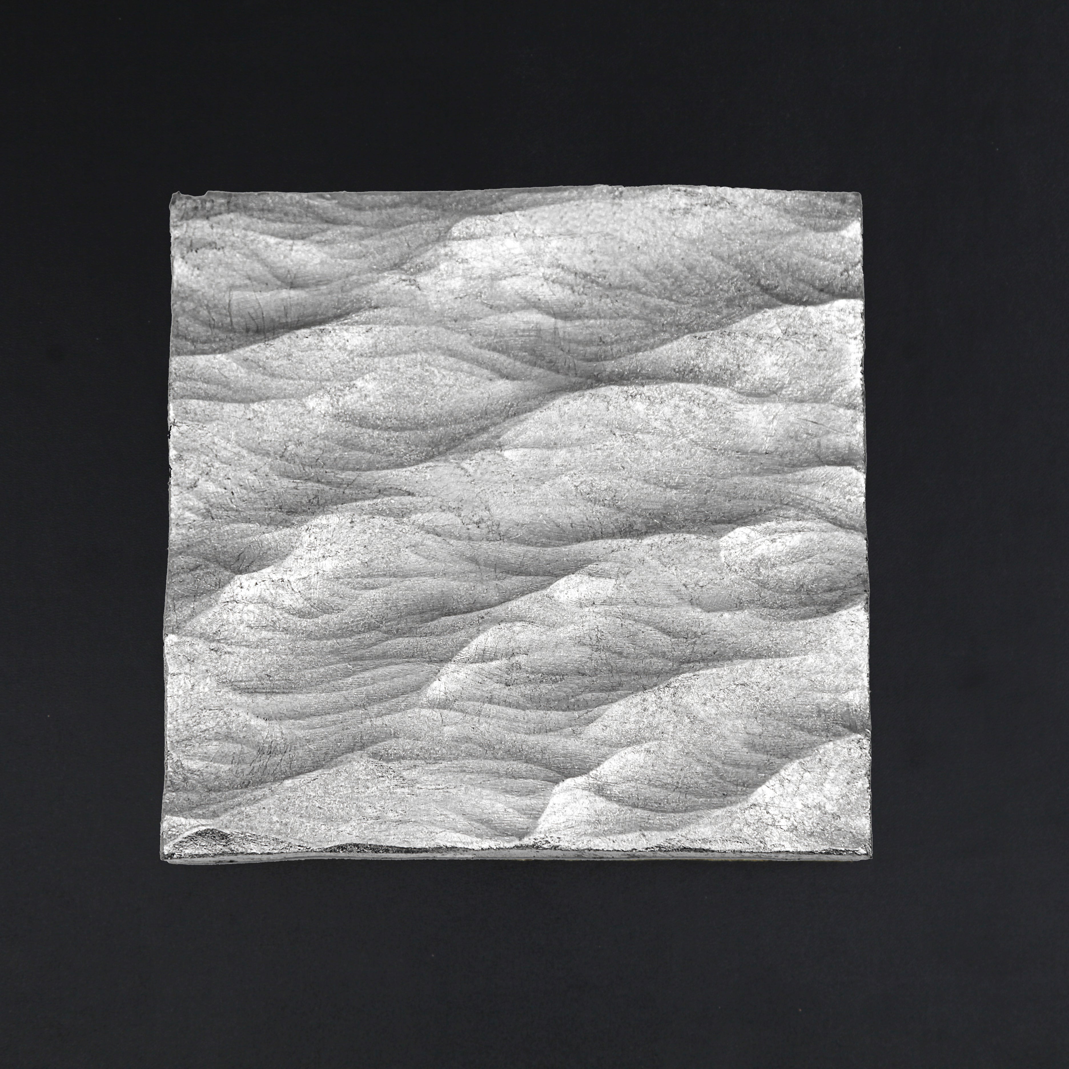 Lunar Tide — Silver Foil · Aura Frame