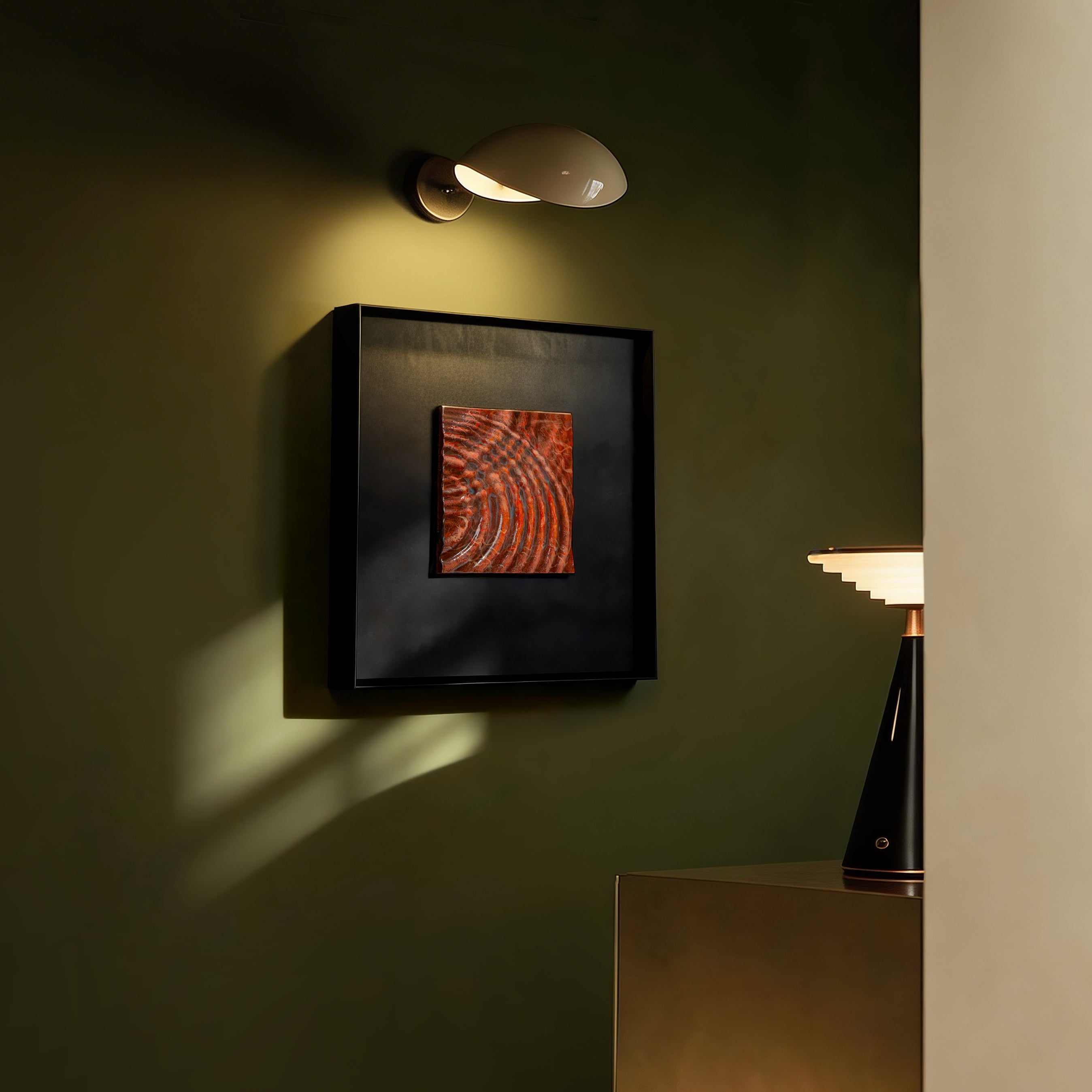 Ripples Texture Handcrafted Solid Art