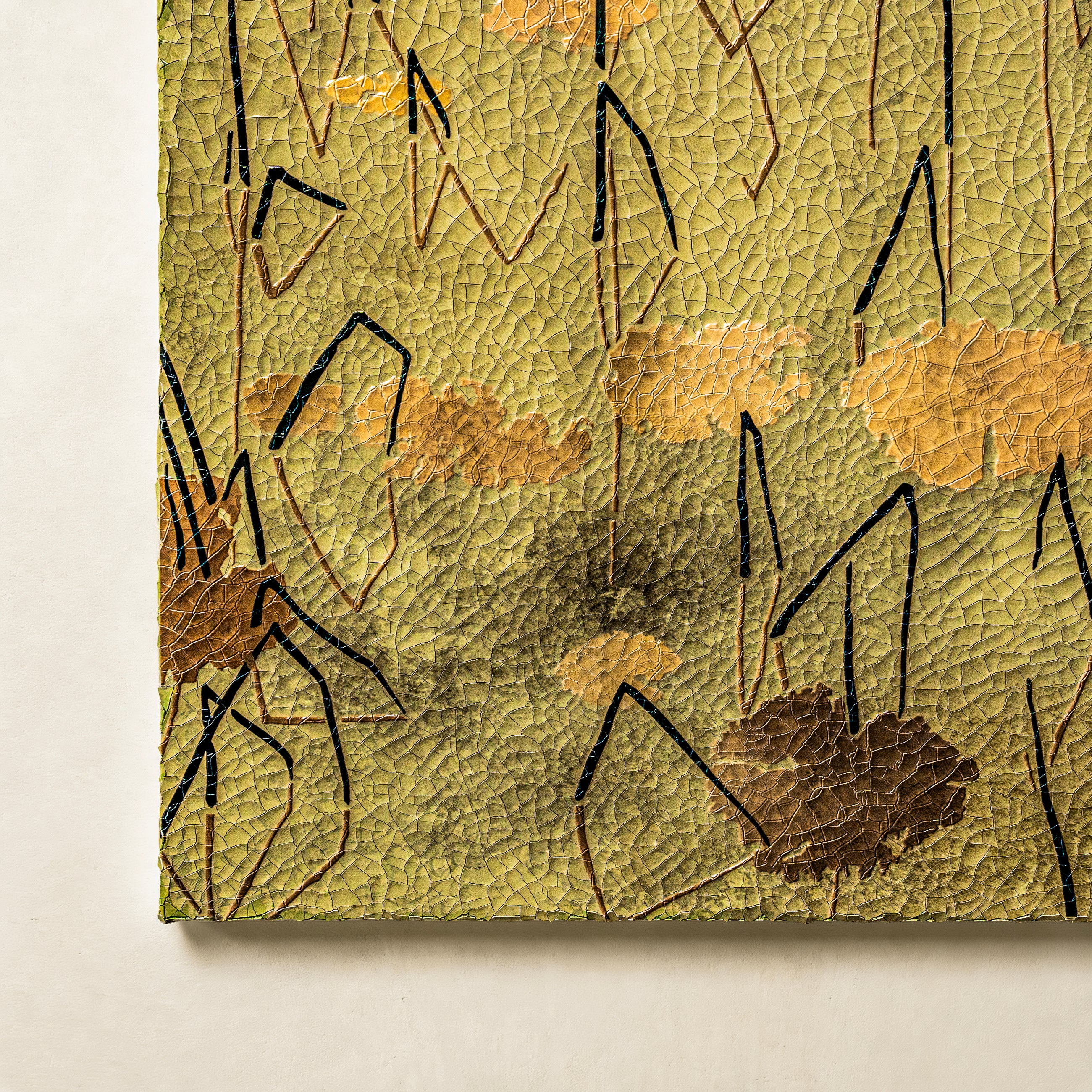 Lotus Serenade Texture Handcrafted Art