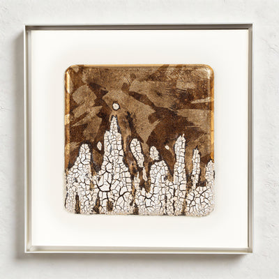 Primal Earth texture Fired Foil Handcrafted&nbsp;Art