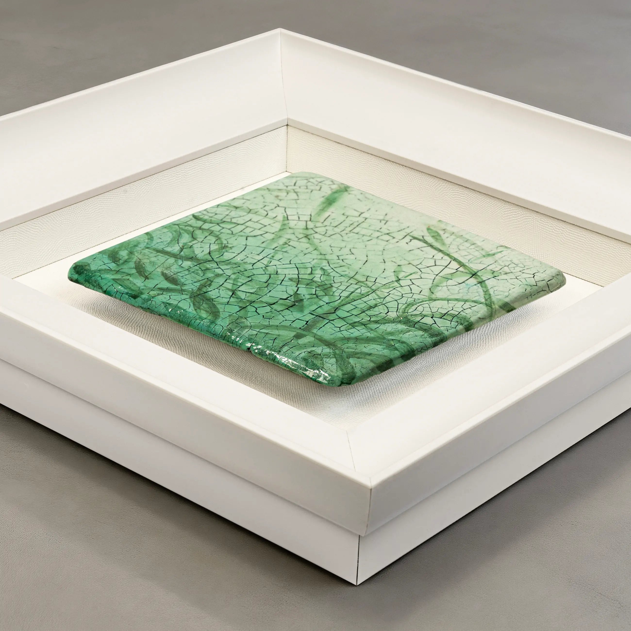 Jade Meridian — Mineral Texture · Aura Frame