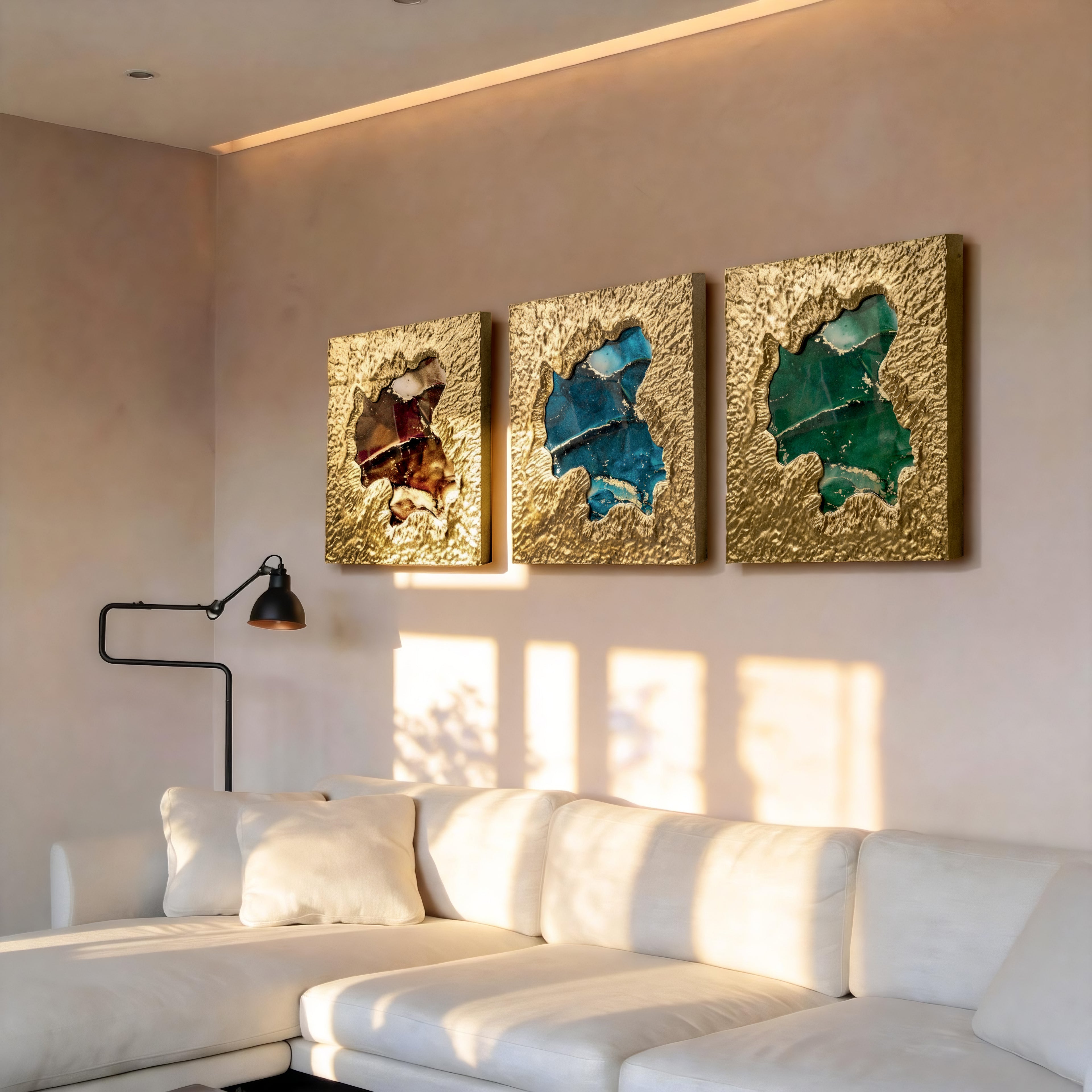 Mirror of Universe Texture Handcrafted Art