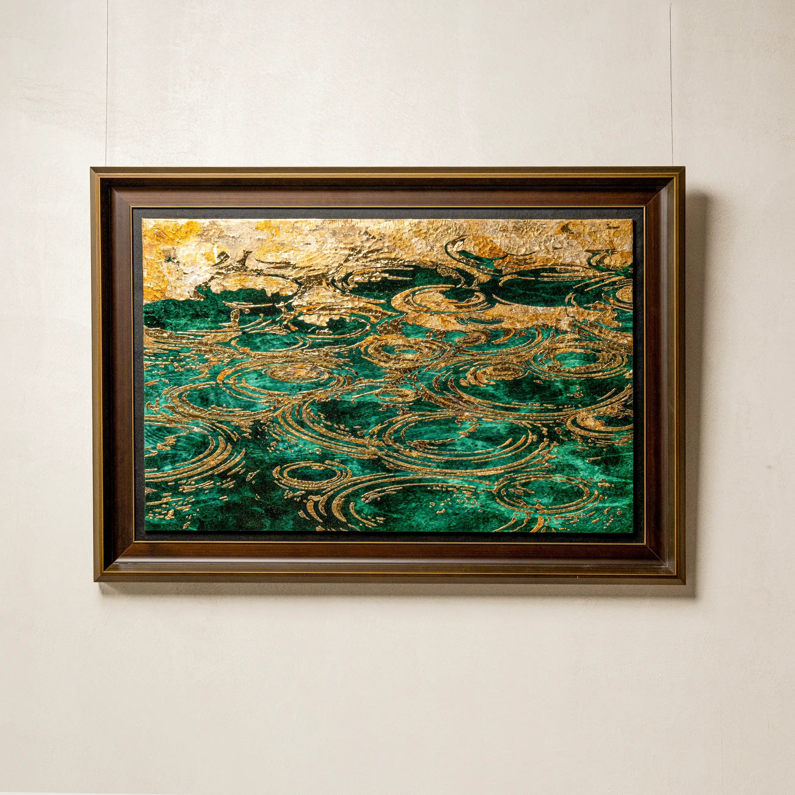 Still Water, Deep Current — Patinated Foil Grand