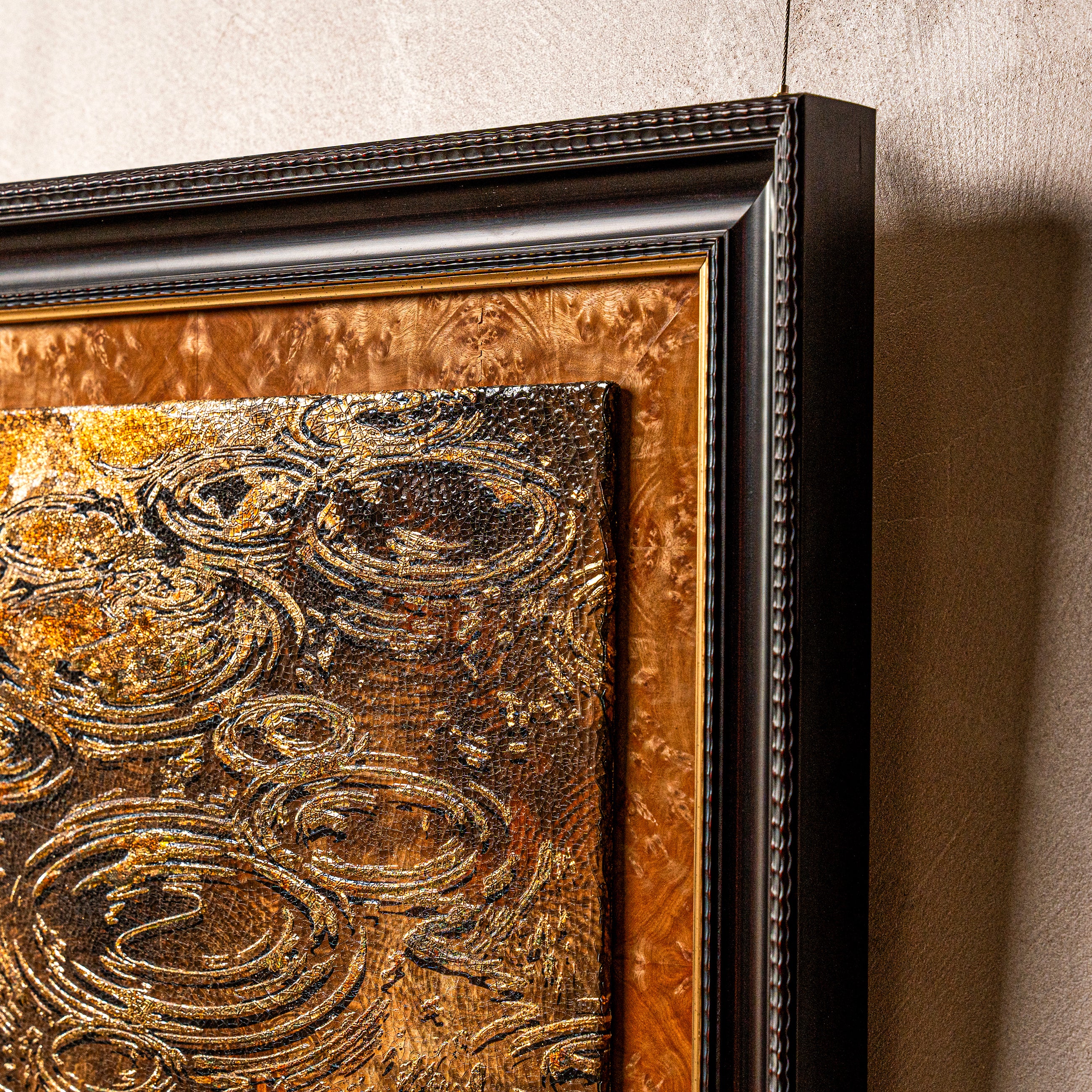 Autumn and Ripples Fired Foil Handcrafted&nbsp;Art