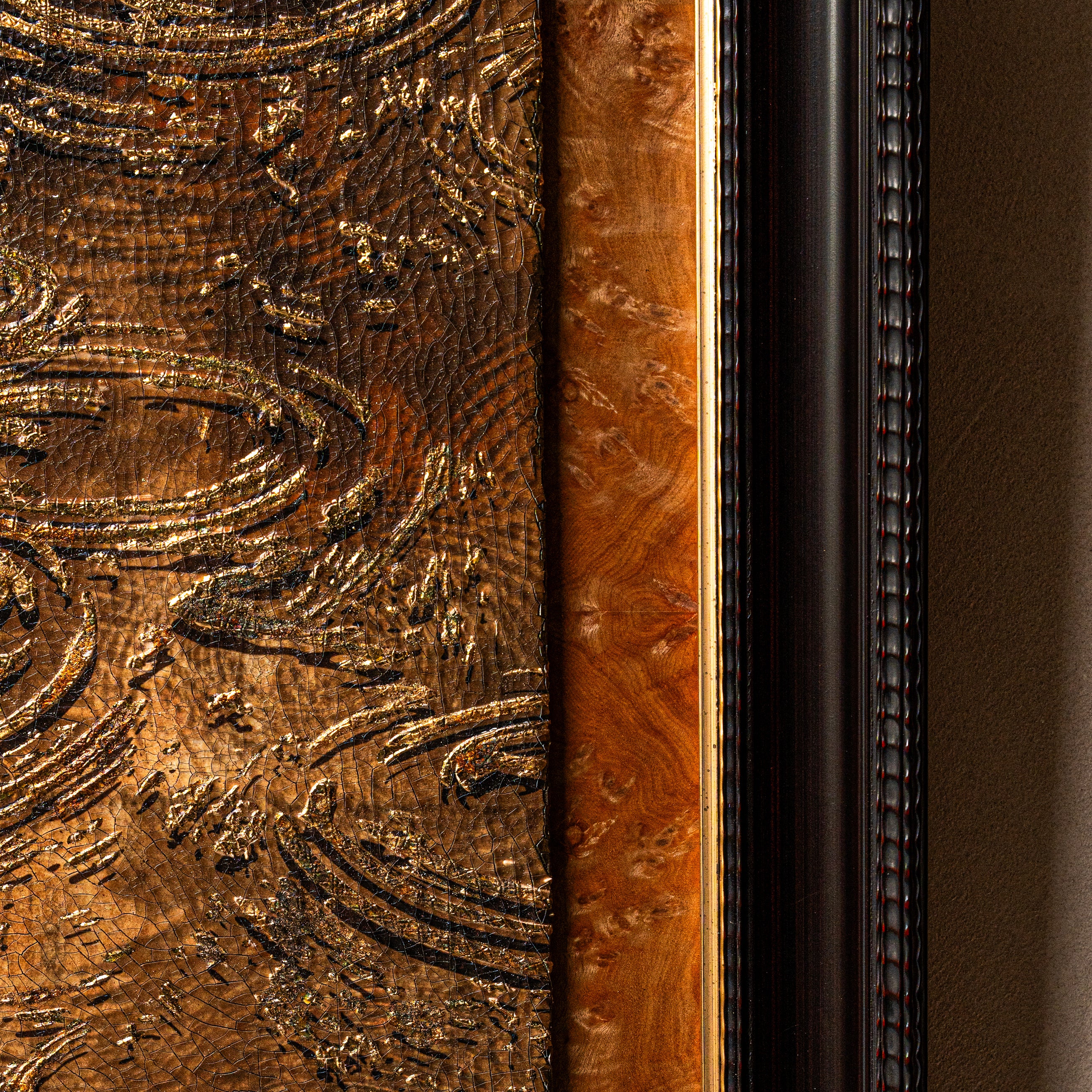 Autumn and Ripples Fired Foil Handcrafted&nbsp;Art