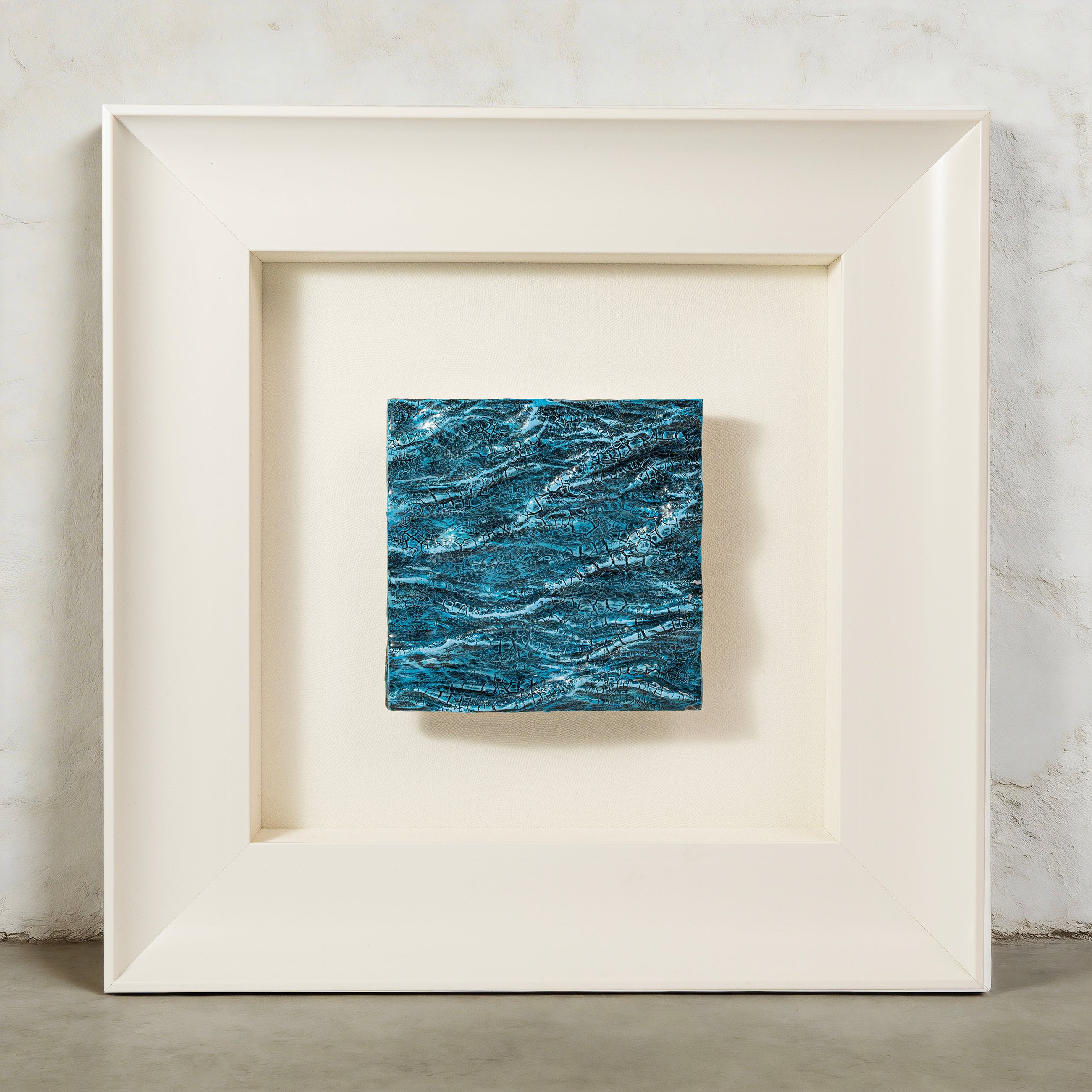 Polynesian Ocean Texture  Handcrafted Solid Art