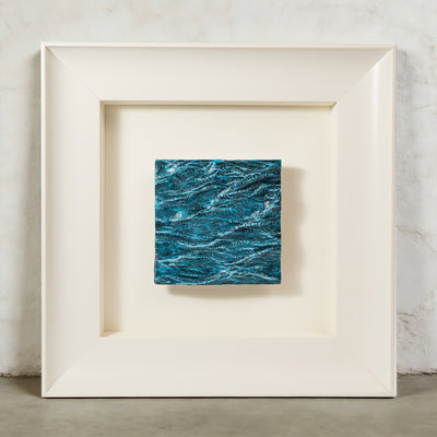 Polynesian Ocean Texture  Handcrafted Solid Art
