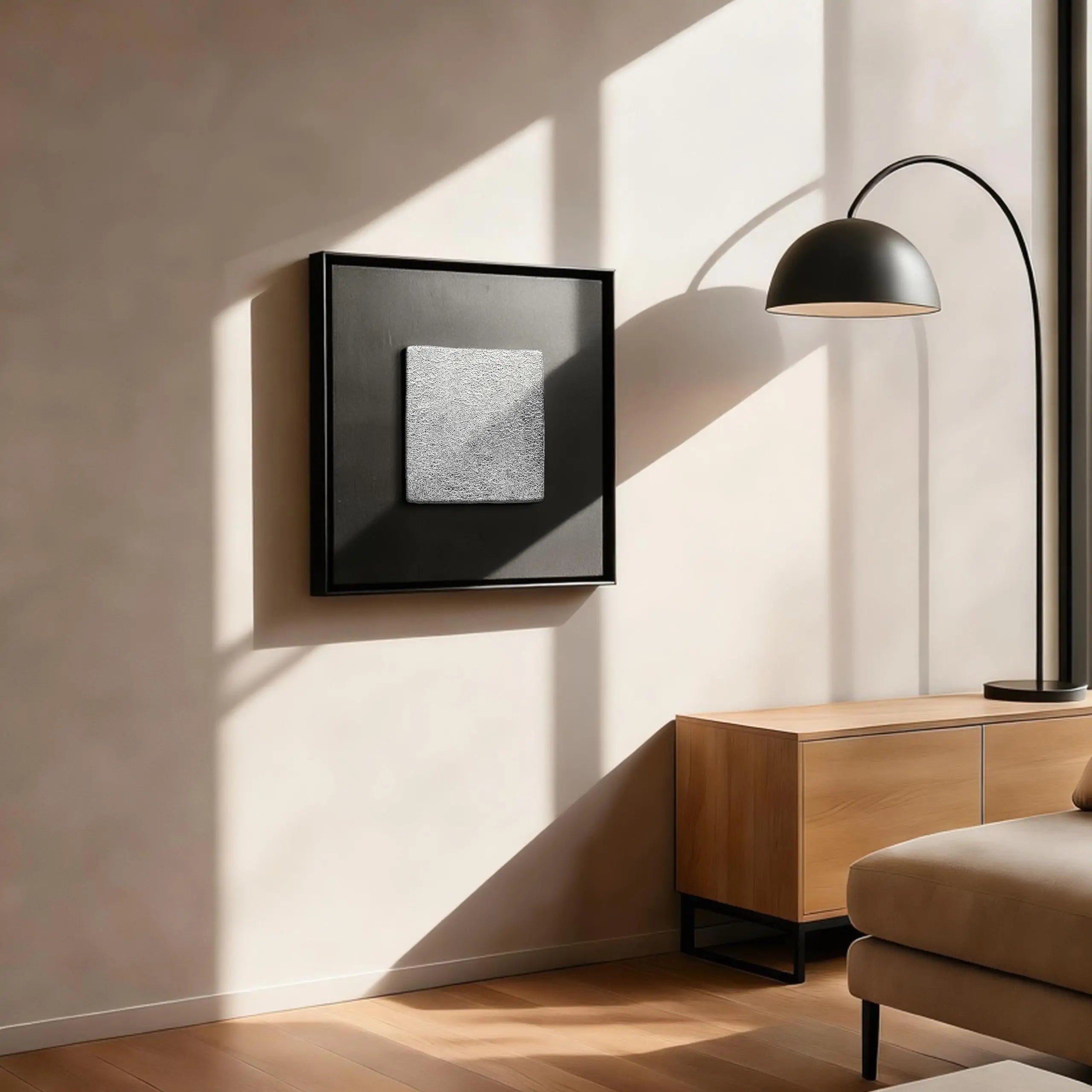 Tendril — Silver Foil · Aura Frame