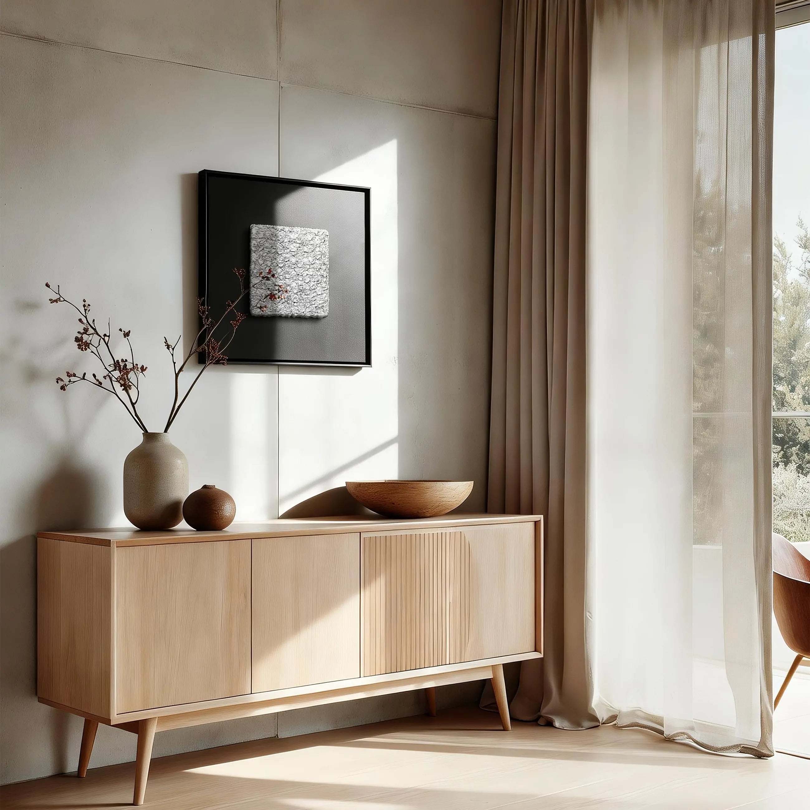 Shan — Silver Foil · Aura Frame