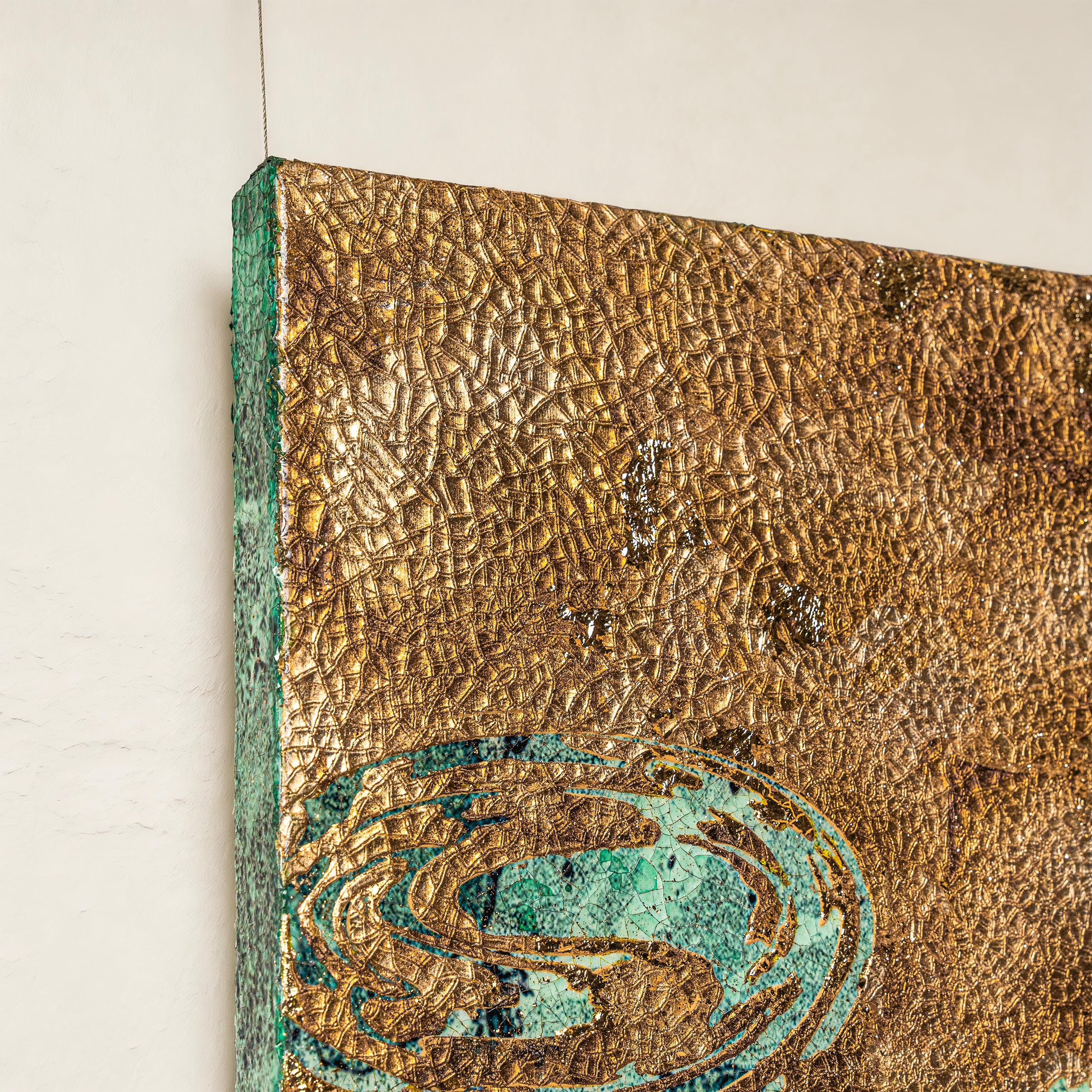 Still Water, Deep Current — Patinated Foil Grand