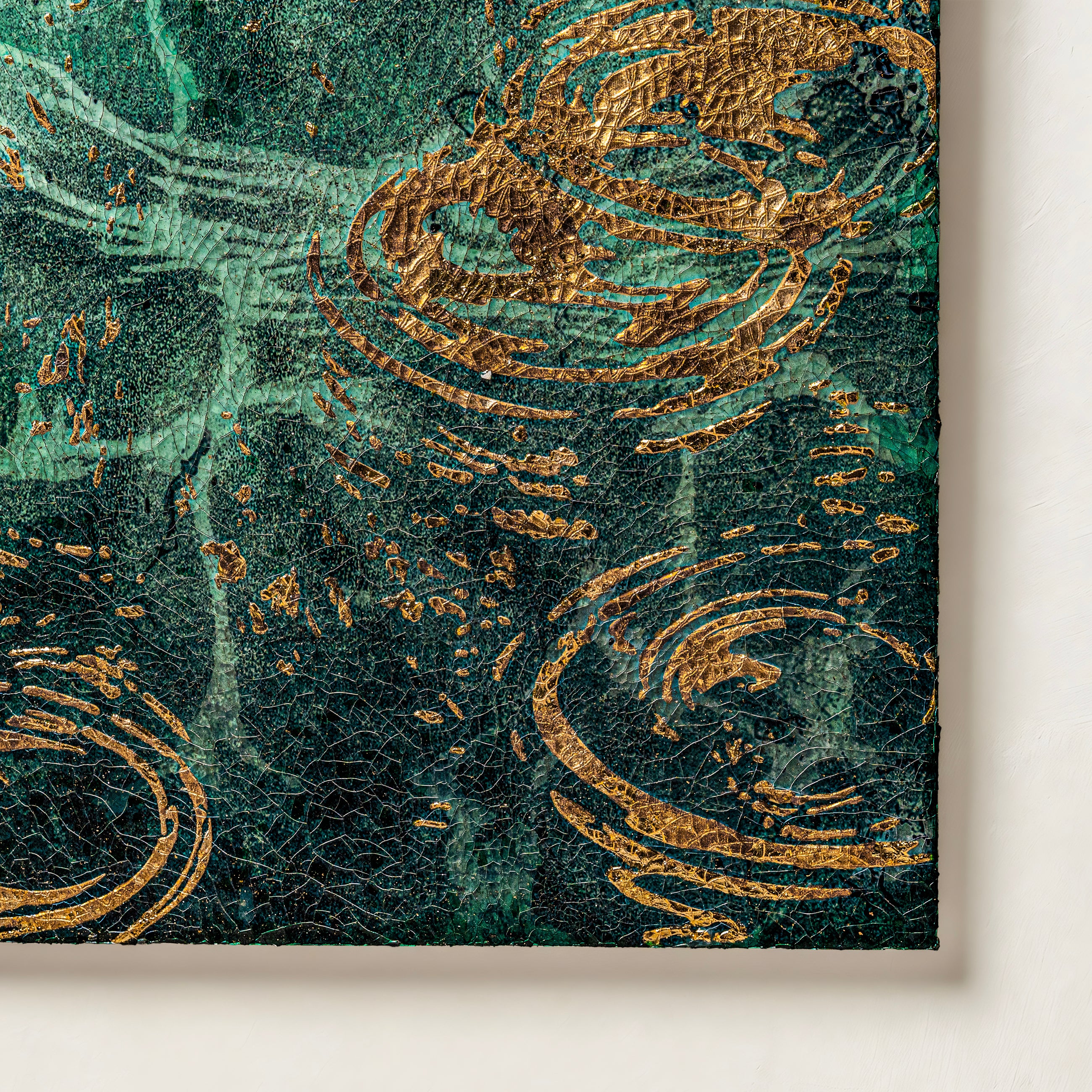 Still Water, Deep Current — Patinated Foil Grand