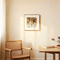 Efflorescence — Patinated Foil · Aura Frame